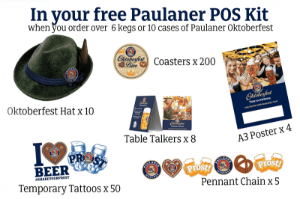 Paulaner Oktoberfest POS KIT