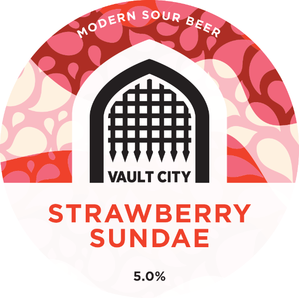 Vault City KEG Strawberry Sundae 5.0% 30LTR (S)