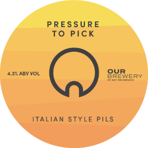 Our Brewery KEG Pressure To Pick Pils 4.3% 30LTR (KK)