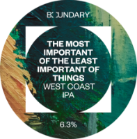 Boundary KEG The Most Important Of WC IPA 6.3% 30LTR (S)