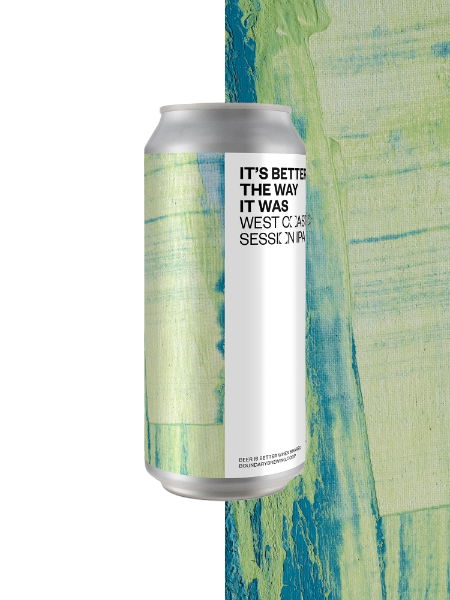 Boundary CAN It's Better The Way It Was WC Session IPA 4.8% 24x440ml