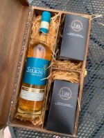 Silkie Whiskey Deluxe Wooden Box & 2 Glasses