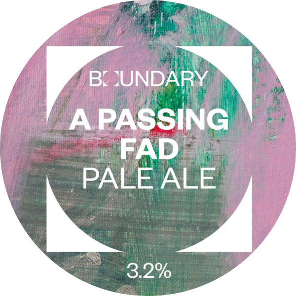 Boundary KEG Passing Fad Pale Ale 3.2% 30LTR (S)