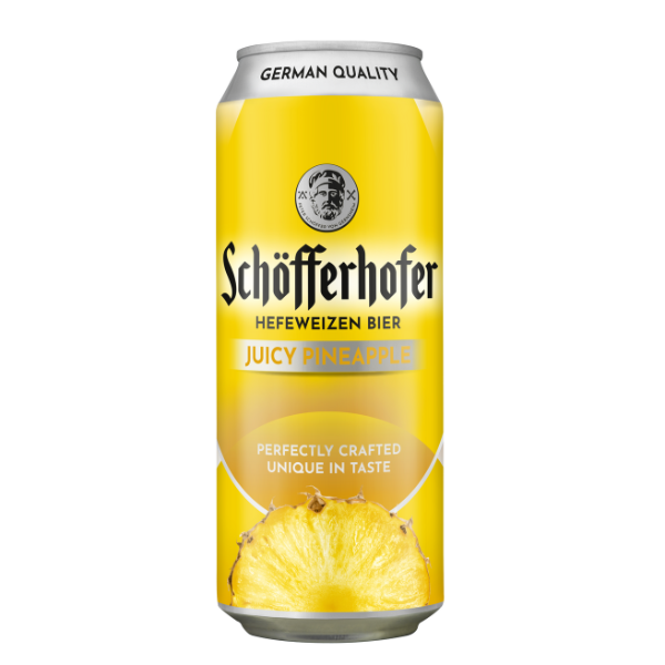 Schofferhofer CAN P'apple Hefeweizen 2.5% 24x500ml CAN