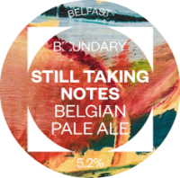 Boundary KEG Still Taking Notes Belgian Pale Ale 5.2% 30LTR (D)