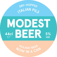 Modest Beer KEG Holiday Beer DH Italian Pilsner 5.0% 30LTR (KK)