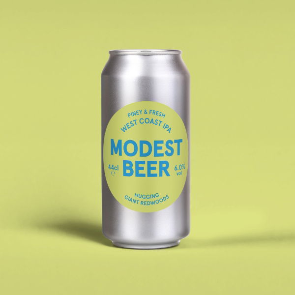 Modest Beer CAN Piney & Fresh West Coast IPA 6.0% 24x440ml