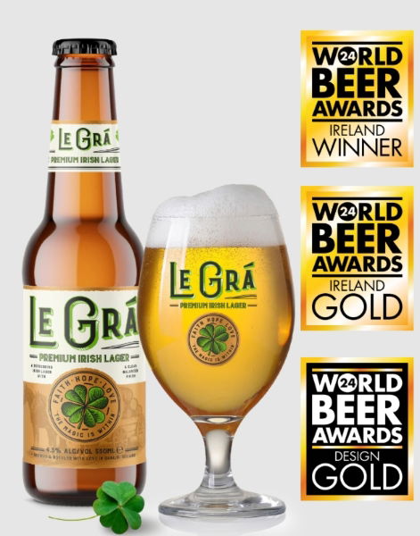 Le Gra BOT Premium Irish Lager 4.5% 12x330ml