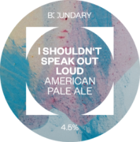 Boundary KEG I Shouldn't Speak Out Loud Pale Ale 4.5% 30LTR (D)