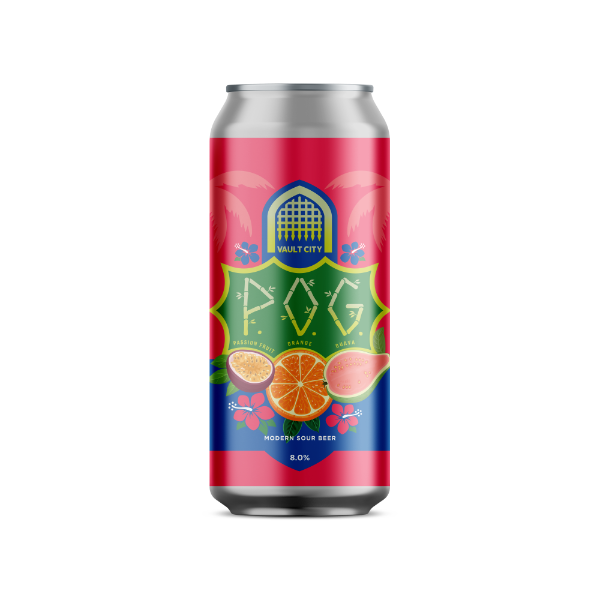 Vault City CAN P.O.G Lunch Tropical Medley Sour 8.0% 12x440ml