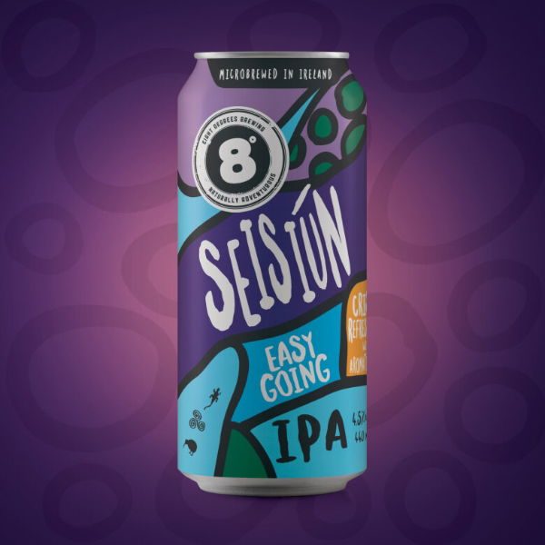 8 Degrees CAN Seisiun Session IPA 4.5% 24x440ml