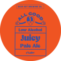 Beer Hut KEG All Good Juicy Low Alcohol Pale Ale 1.0% 30LTR (KK)