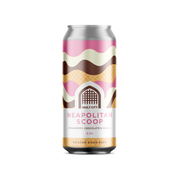 Vault City CAN Neapolitan Scoop 6.5% 12x440ml