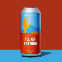 Threes Brewing CAN All or Nothing West Coast IPA 6.8% 24x473ml