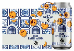 Vault City CAN Peach & Apricot PAstel de Nata 4.8% 12x440ml
